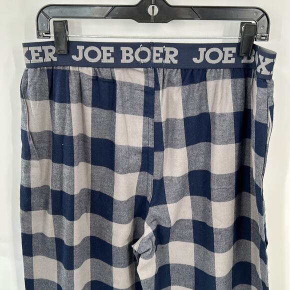 Joe Boxer Men's NWT Navy & Gray Check Pajama Bottoms Size Large - Picture 8 of 14